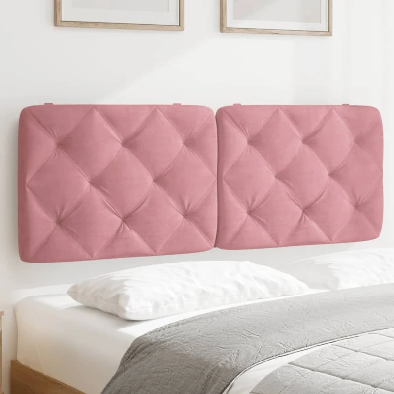 vidaXL Gavlpude 140 cm Velour - Pink