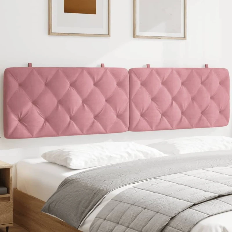 vidaXL gavlpude 200 cm velour pink
