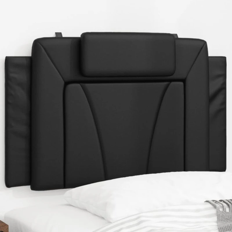 vidaXL Viana gavlpude 80 cm kunstlæder, sort