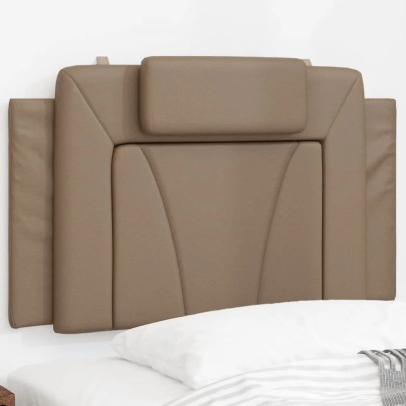 vidaXL Gavlpude Viana 90 cm kunstlæder Cappuccino
