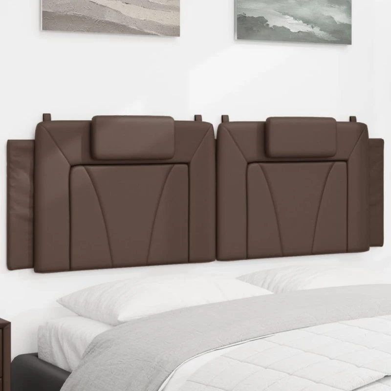 vidaXL Viana gavlpude 160 cm kunstlæder brun