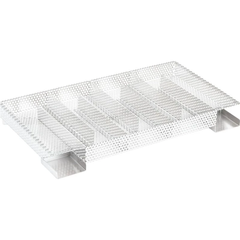 vidaXL koldrøgsgenerator 35 cm, 8 rum, rustfrit stål