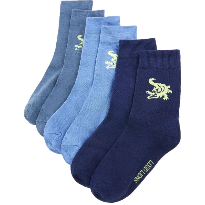 Everyday Kids Strømper 5 par str. 23-26 med krokodilleprint