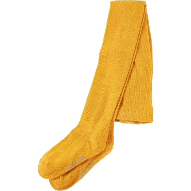 Børnekollektion strømpebukser str. 104 – okkergul