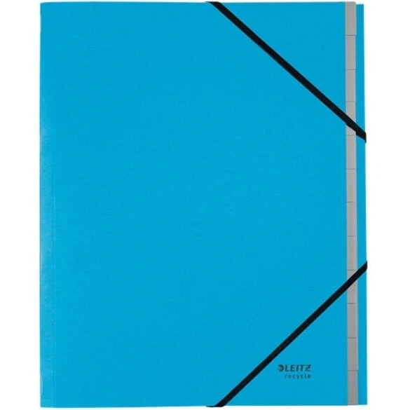 Leitz Recycle sorteringsmappe A4, 12-delt, blå