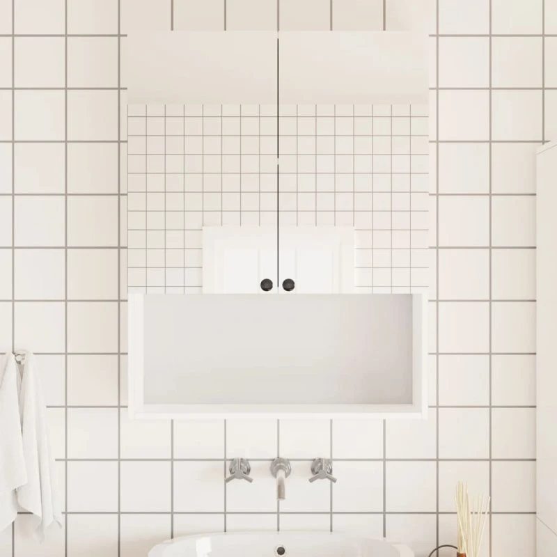 vidaXL spejlfolie 2 stk. 90x100 cm selvklæbende PET