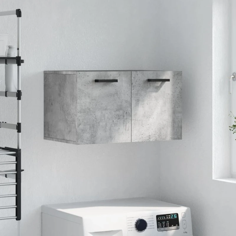 vidaXL vægskab 60x36,5x35 cm konstrueret træ betongrå