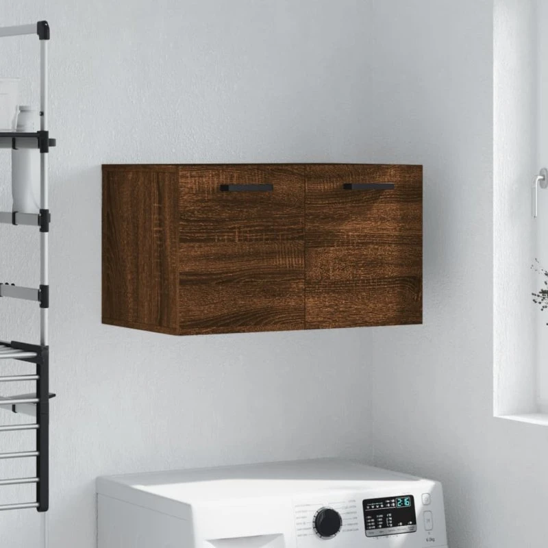 vidaXL vægskab 60x36,5x35 cm konstrueret træ, brun eg