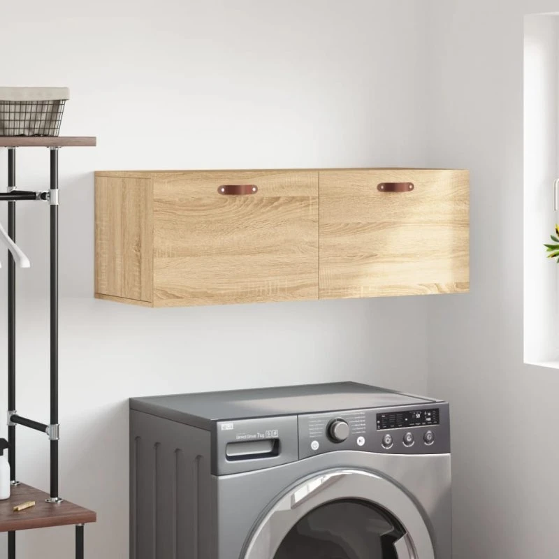 vidaXL vægskab 100x36,5x35 cm sonoma-eg