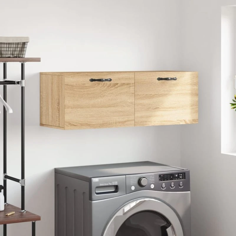 vidaXL vægskab 100x36,5x35 cm i sonoma-eg
