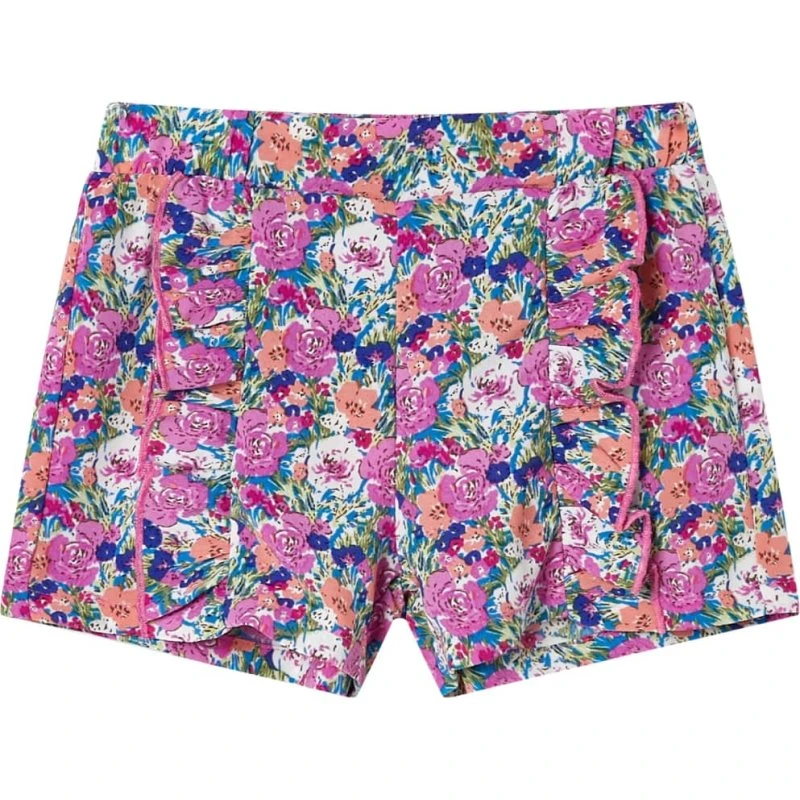 Børnekollektion Shorts 104 fuchsia - flæser & blomstret