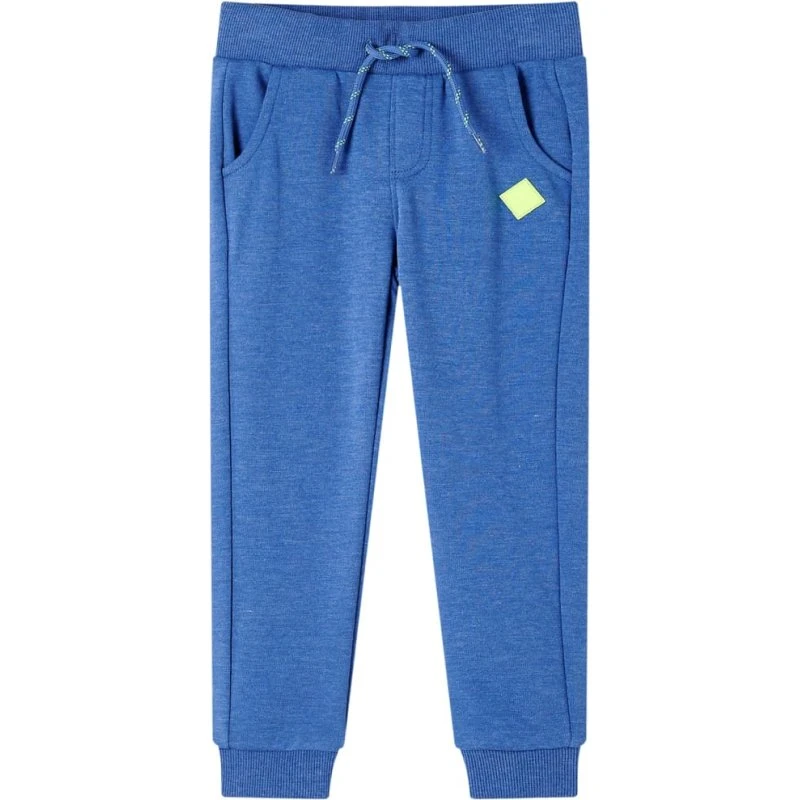 Joggingbukser til børn str. 104, blåmeleret
