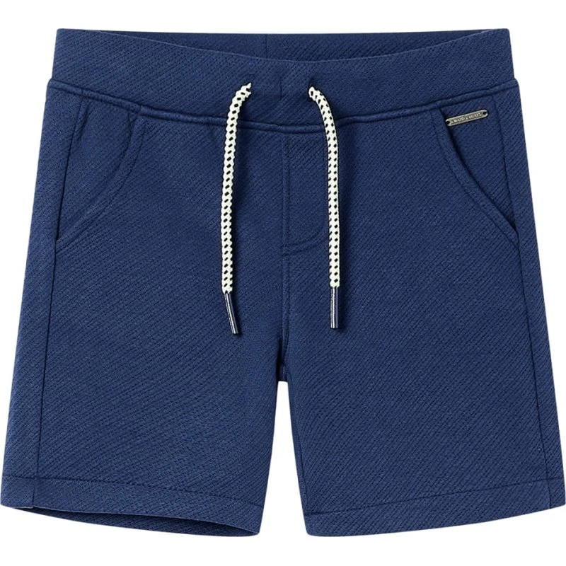Børneshorts str. 140 med snøre – mørkeblå