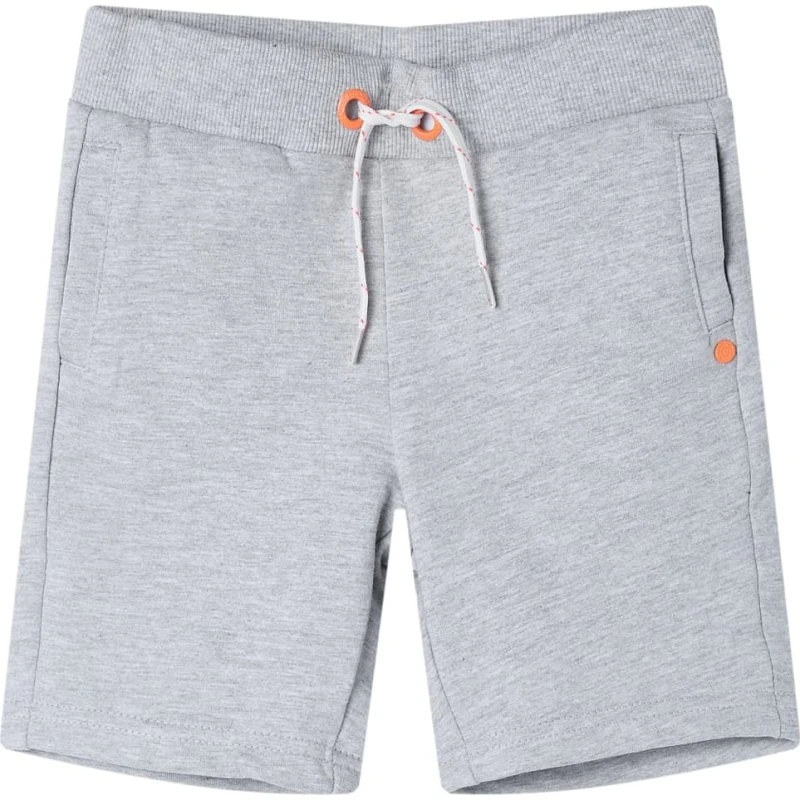 Basic shorts til børn str. 104 med snøre, grå