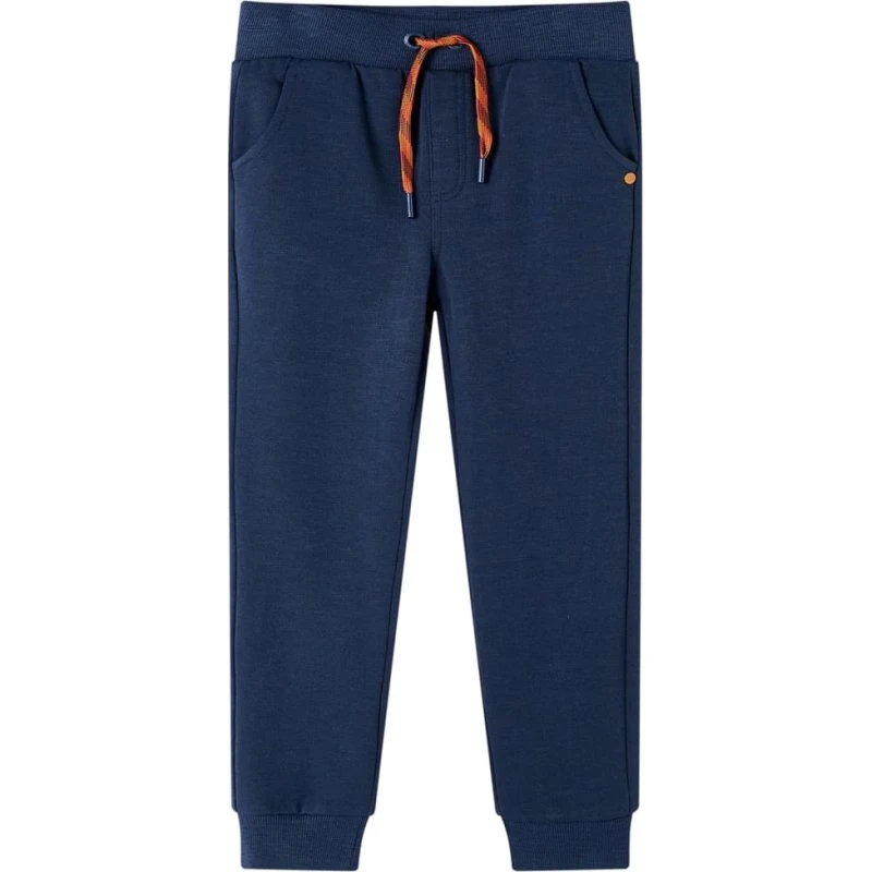 Børnekollektion Joggingbukser til børn str. 104 blåmeleret