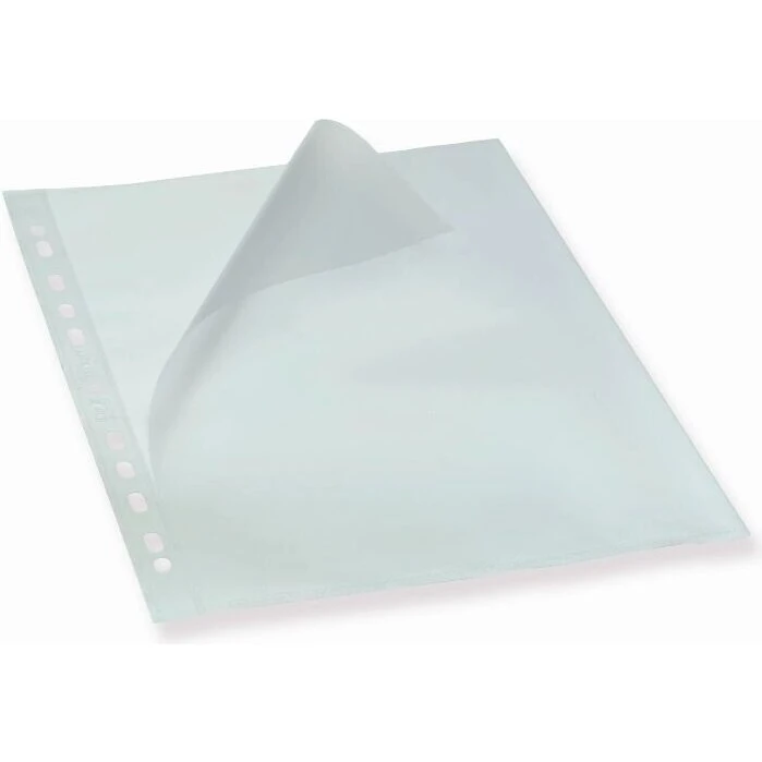 Bantex Plastlommer A4 0,12 mm åben top/venstre 100 stk