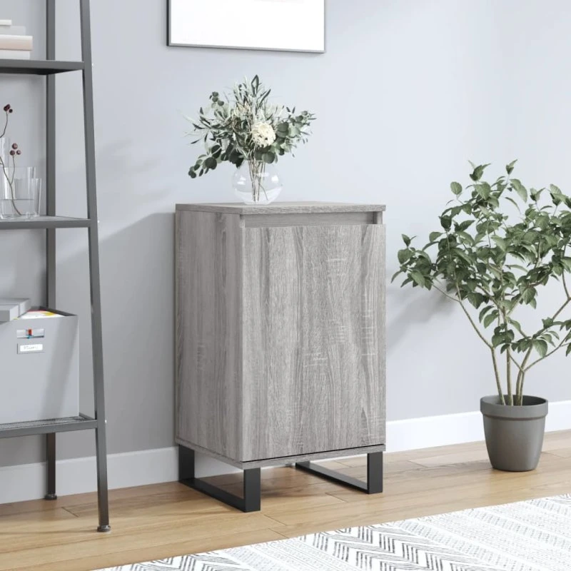 vidaXL skænk 40x35x70 cm konstrueret træ, Sonoma-eg grå