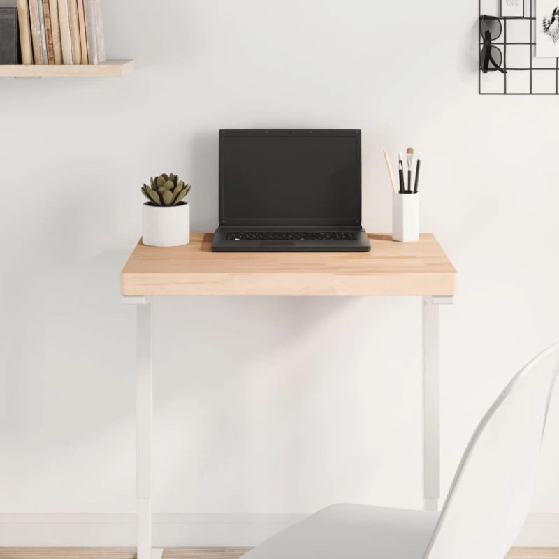 vidaXL Bordplade 60x40x4 cm rektangulær i massivt bøgetræ