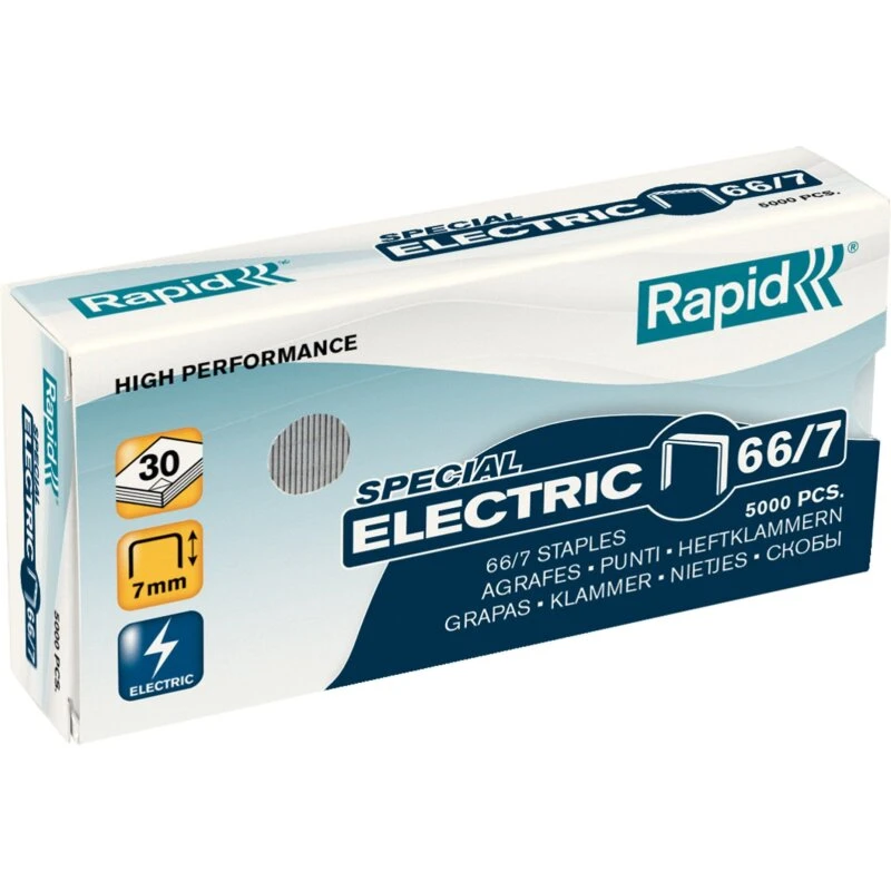 Rapid 66/7 galvaniserede hæfteklammer 5000 stk