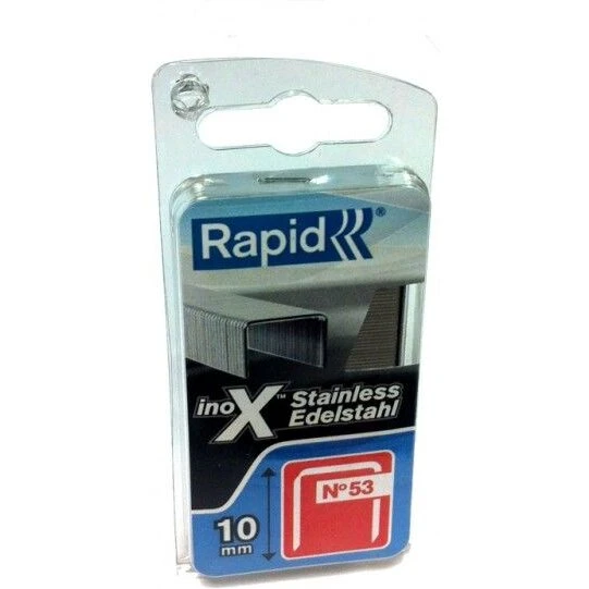 Rapid Fintrådshæfteklammer SS 10 mm – 1080 stk