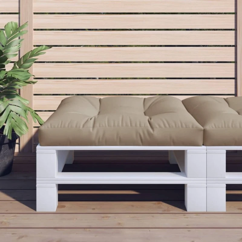 vidaXL pallehynde 80x80x12 cm gråbrun