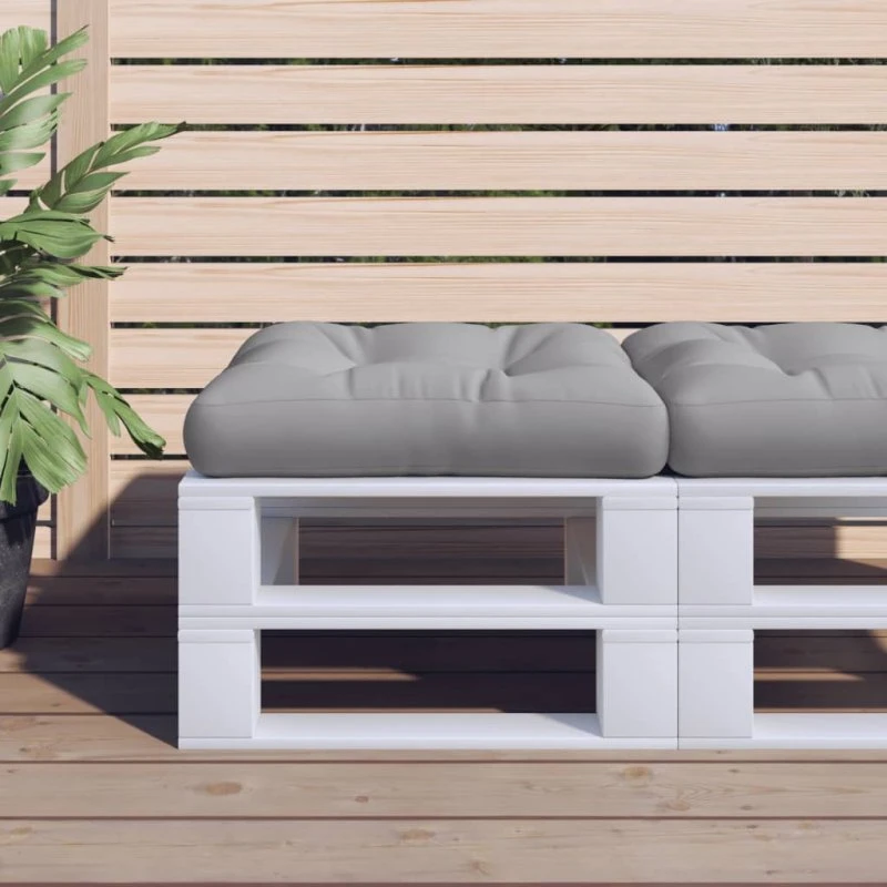 vidaxL pallehynde 58x58x10 cm grå