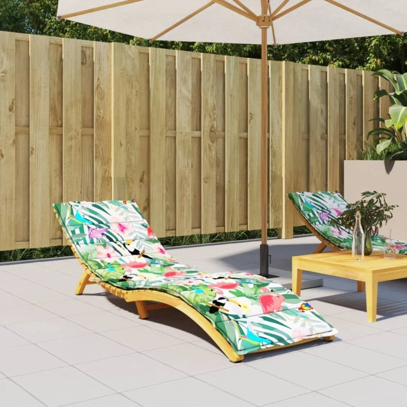 vidaXL hynde til liggestol i oxfordstof, flerfarvet