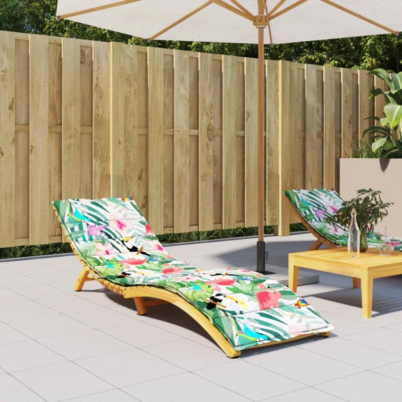 vidaXL hynde til liggestol i oxfordstof, flerfarvet