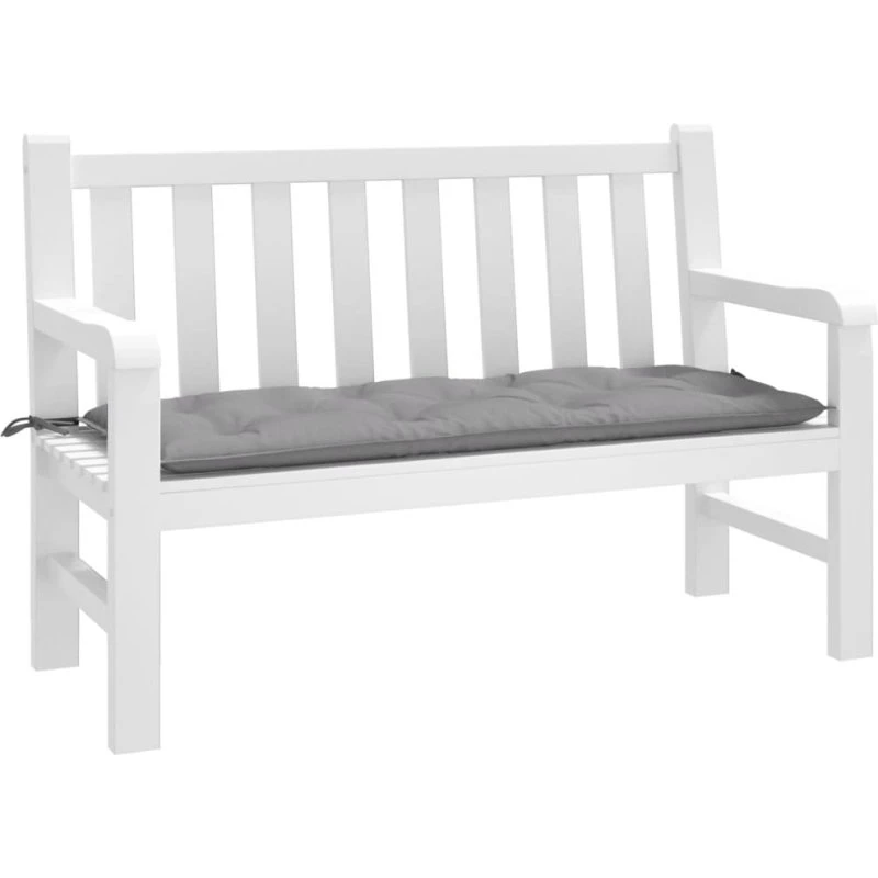 vidaXL hynde til havebænk 120x50x7 cm, Oxfordstof grå