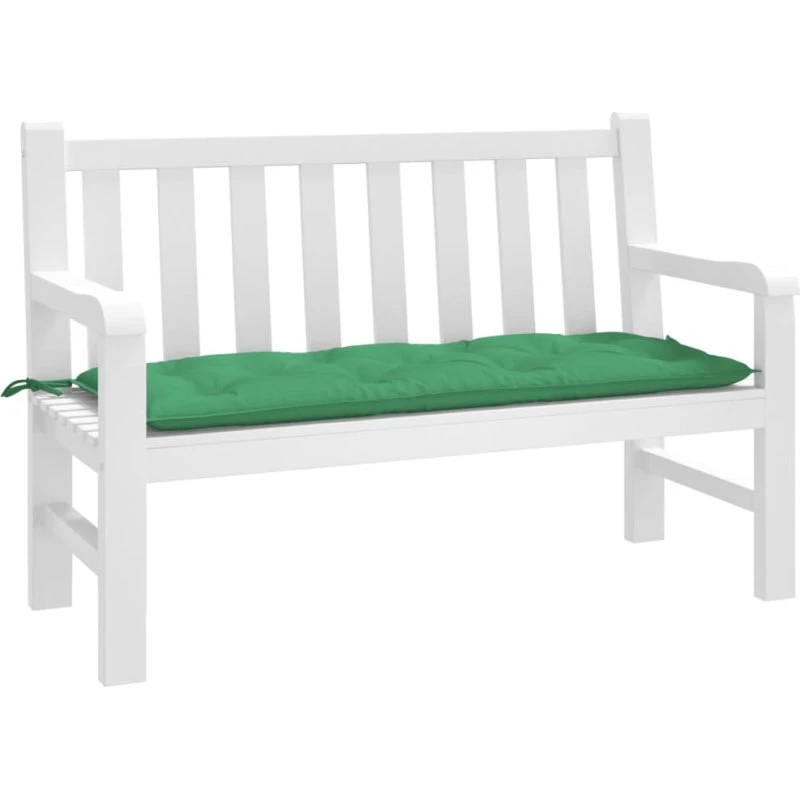 vidaXL hynde til havebænk 120x50x7 cm grøn