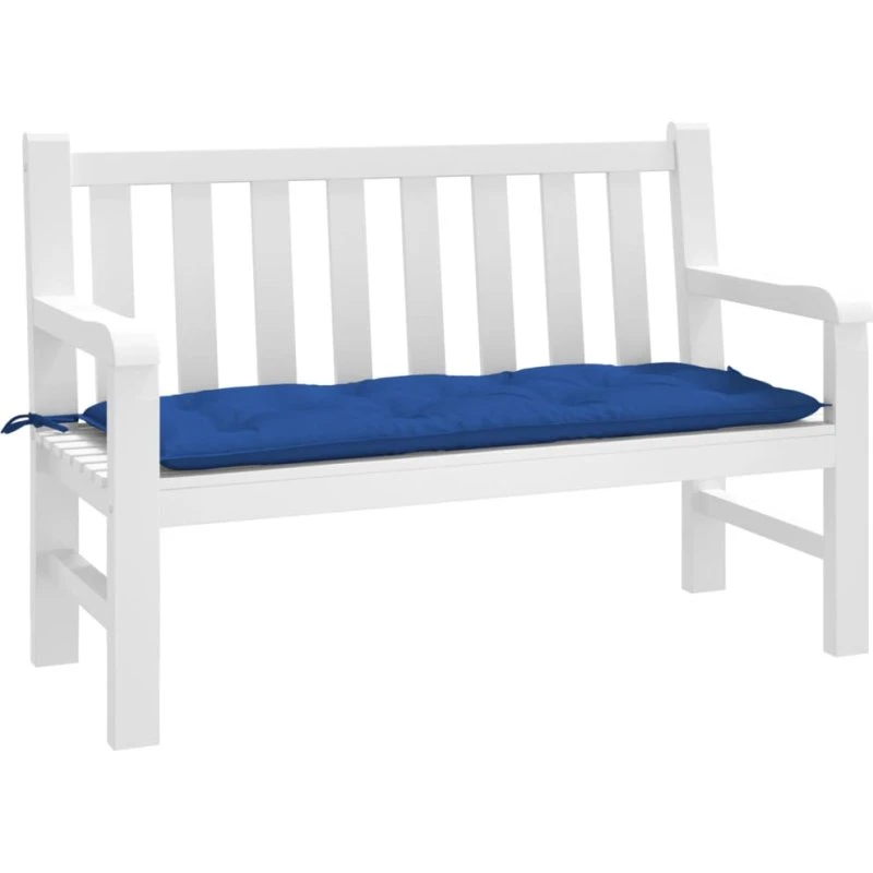 vidaXL hynde til havebænk 120x50x7 cm oxfordstof blå