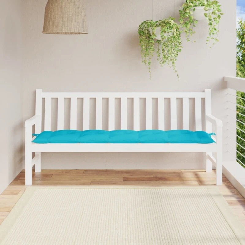 vidaXL hynde til havebænk 180x50x7 cm turkis