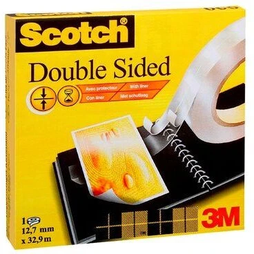 3M Scotch dobbeltklæbende tape med dispenser 12 x 6,3 mm