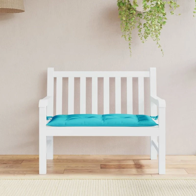 vidaXL hynde til havebænk 110x50x7 cm turkis