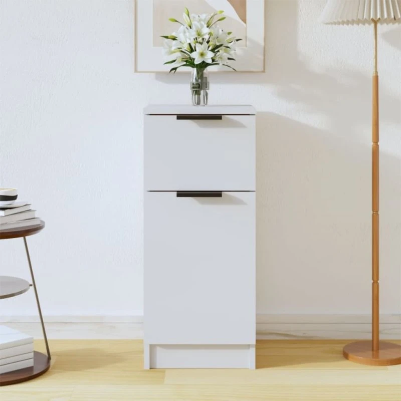 vidaXL skænk 30x30x70 cm i hvidt konstrueret træ