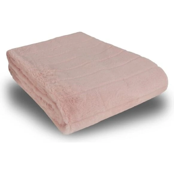 Nordstrand Home Plaid i fake fur 135x190 cm - Rosa