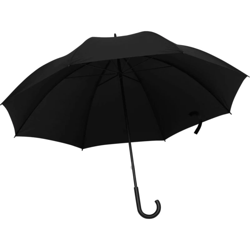 vidaXL paraply 130 cm sort