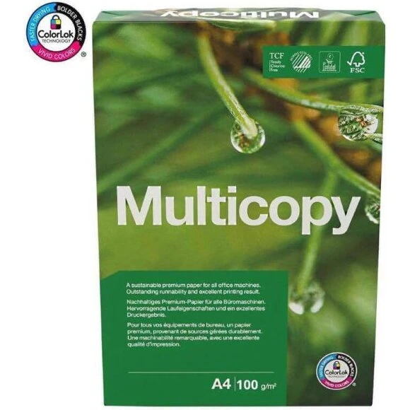 MultiCopy A4 100 g/m² printerpapir - 500 ark