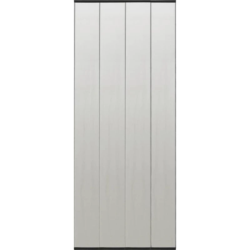 vidaXL insektgardin til dør 100x220 cm sort