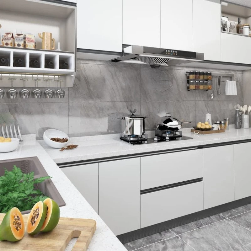 vidaXL selvklæbende møbelfolie 2 stk. 500x90 cm PVC hvid