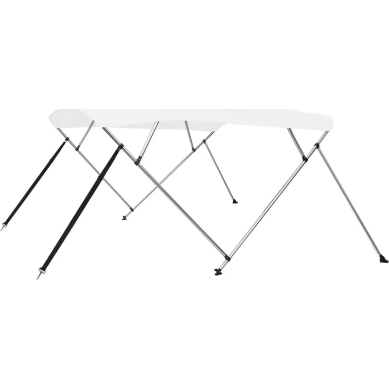 vidaXL biminitop 4 buer 243x180x137 cm hvid
