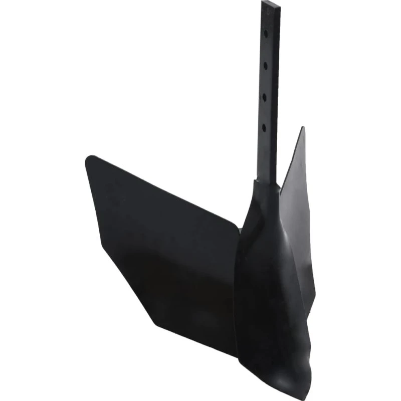 vidaXL plovvedhæng til fræser 6,5 HK metal, sort