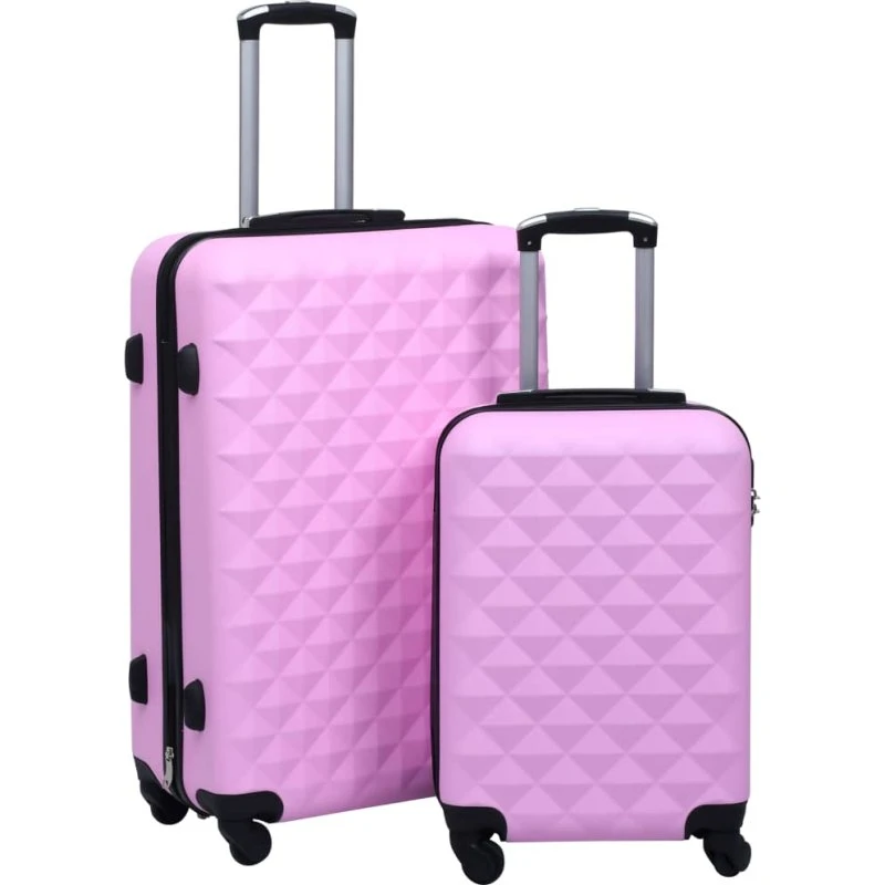vidaXL kuffertsæt 2 stk. hardcase ABS, pink
