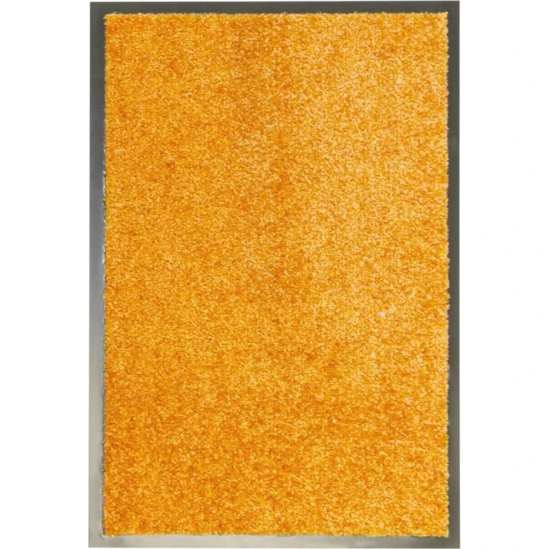 vidaXL vaskbar dørmåtte 40x60 cm, orange