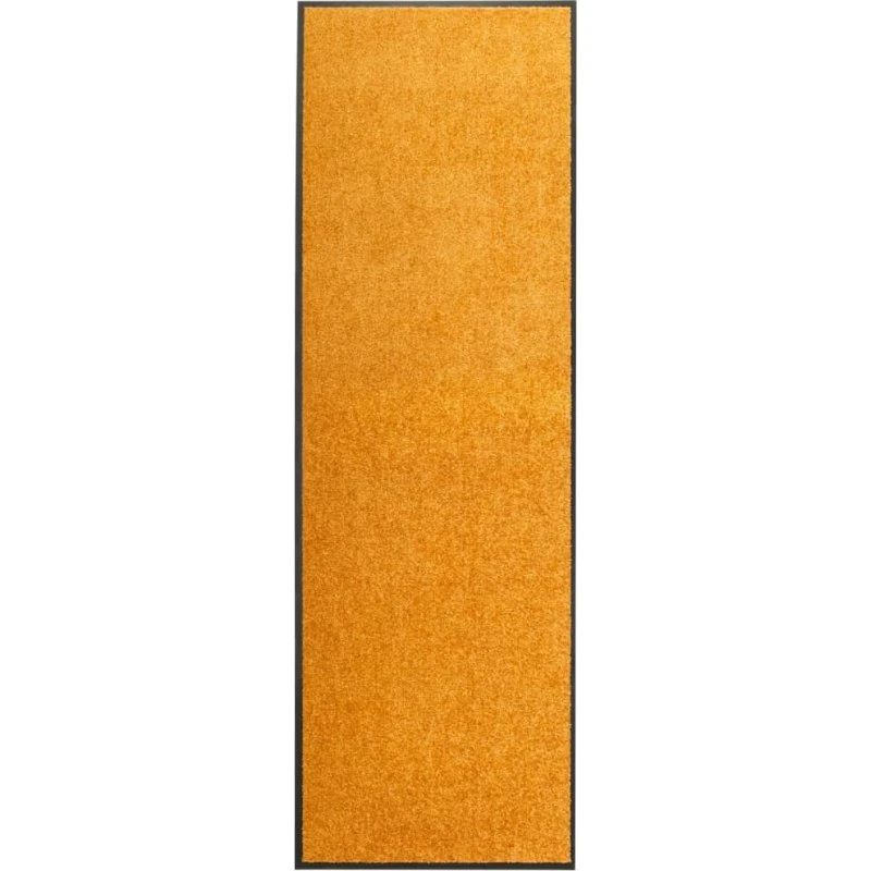 vidaXL vaskbar dørmåtte 60x180 cm – orange