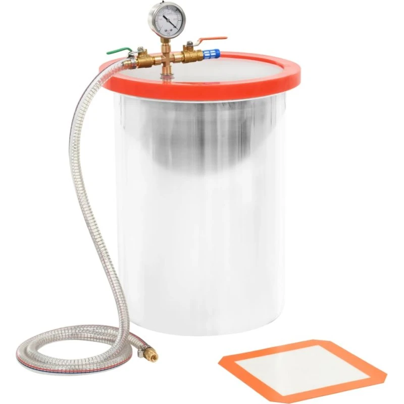 vidaXL vakuumkammer i rustfrit stål 22,7 l