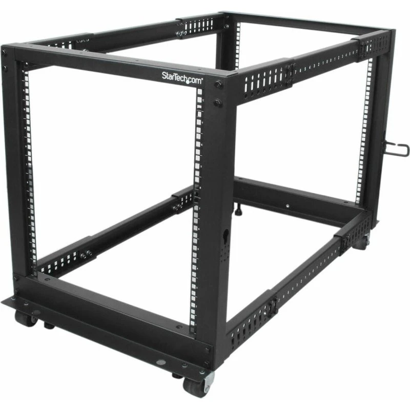 StarTech 4POSTRACK12U 12U vægmonteret 4-post rack, sort