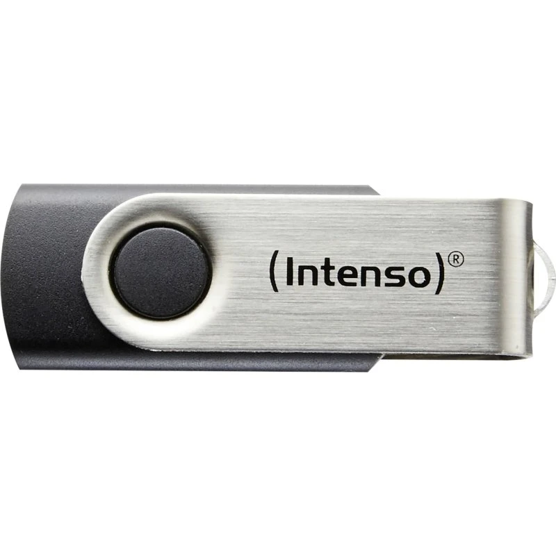 Intenso Basic Line 64GB USB 2.0 - Sort/Sølv
