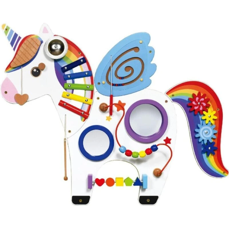 VIGA Aktivitetstavle Enhjørning - Fra 18 mdr.