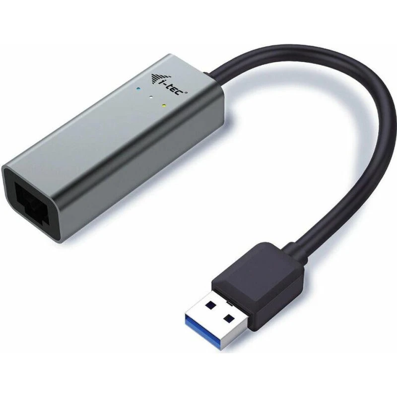 i-Tec U3METALGLAN USB til Ethernet-adapter, grå